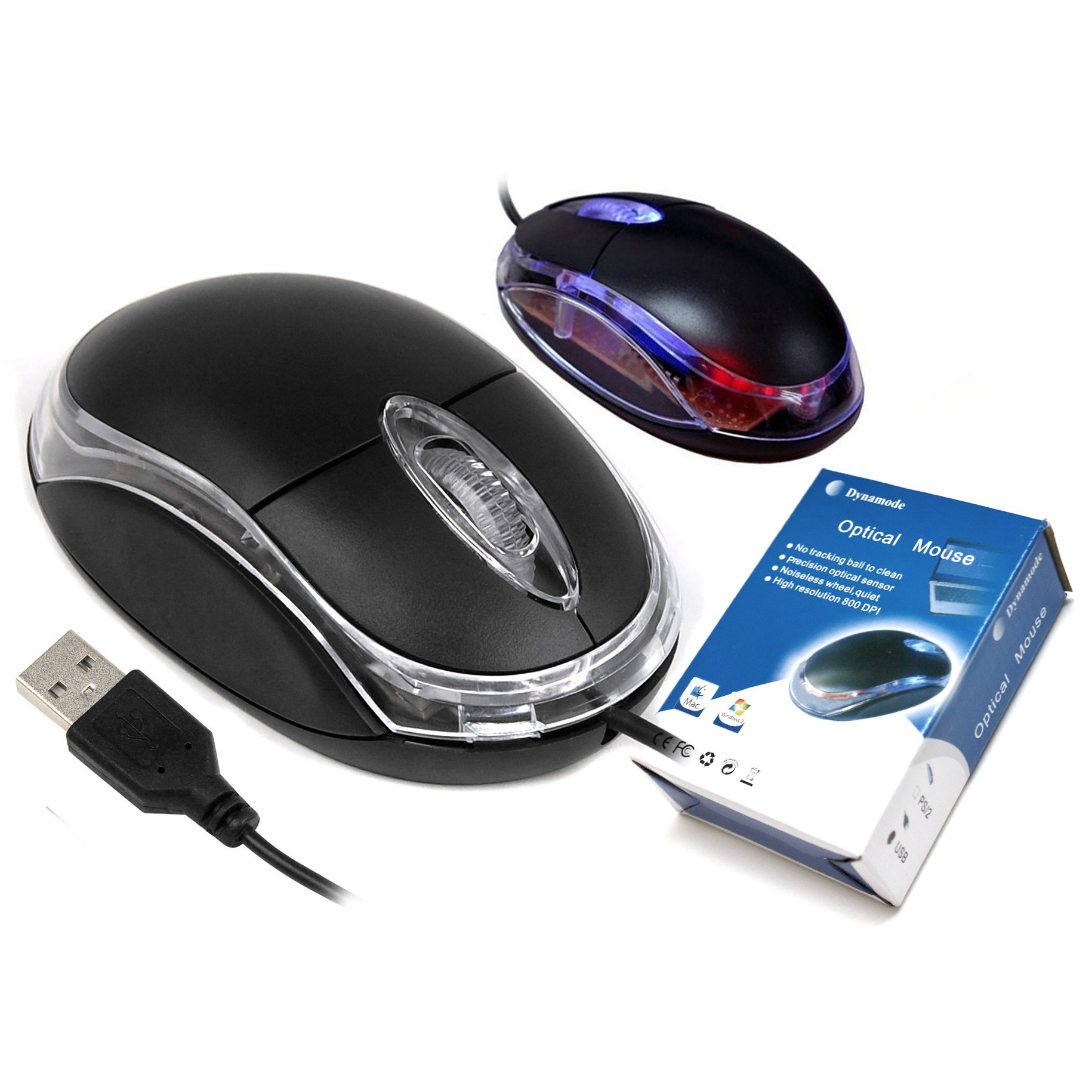 Dynamode USB Optical Mouse LED Dynamode USB Optical Mouse LED