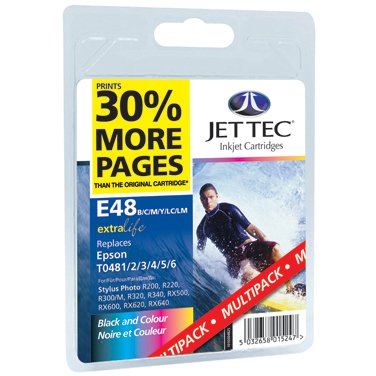 Jettec E48 CMYBLCLM Multi Pack R220