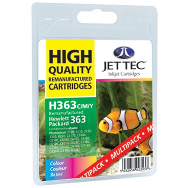 Jettec HP INK H363 CMY