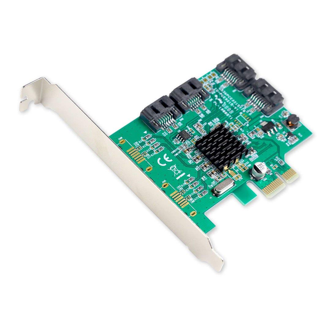 Syba SI-PEX40064 SATA III 4 Port PCI-e x1 Controller Card Syba SI-PEX40064 SATA III 4 Port PCI-e x1 Controller Card