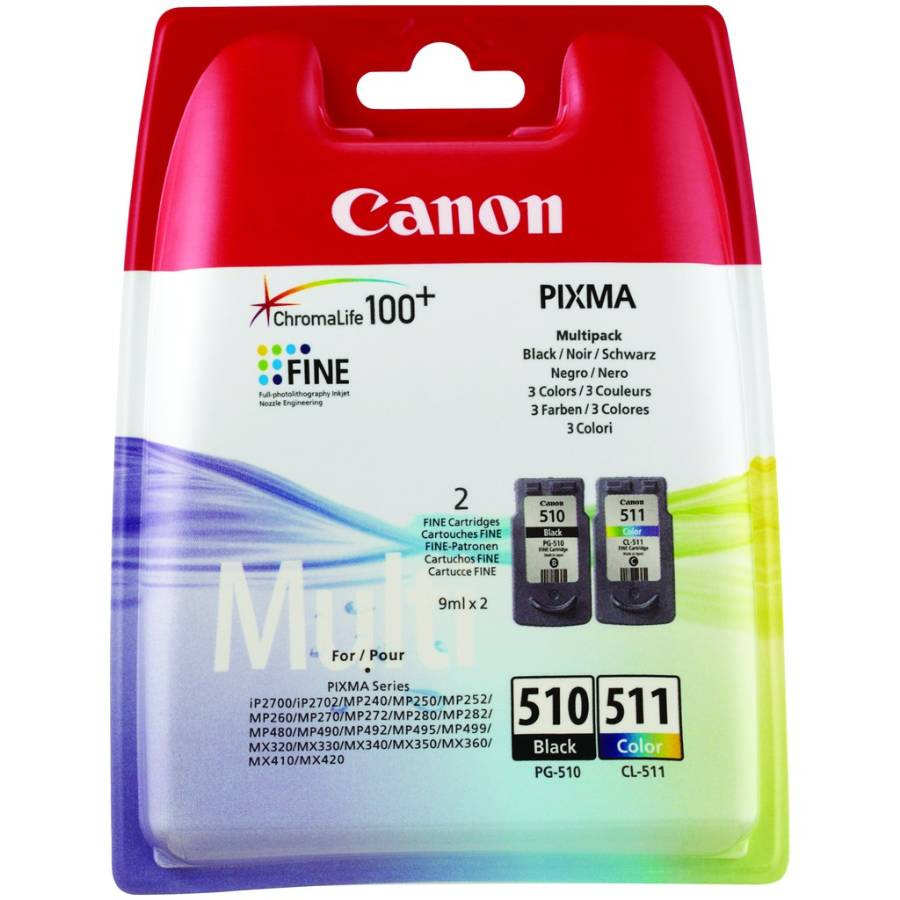 Canon PG-510 Black  CL511 Colour Multipack