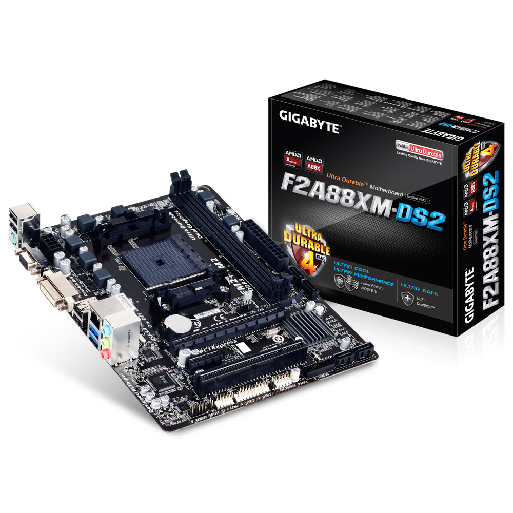 Gigabyte GA-F2A88XM-DS2P SKT FM2+ Motherboard Gigabyte GA-F2A88XM-DS2P SKT FM2+ Motherboard