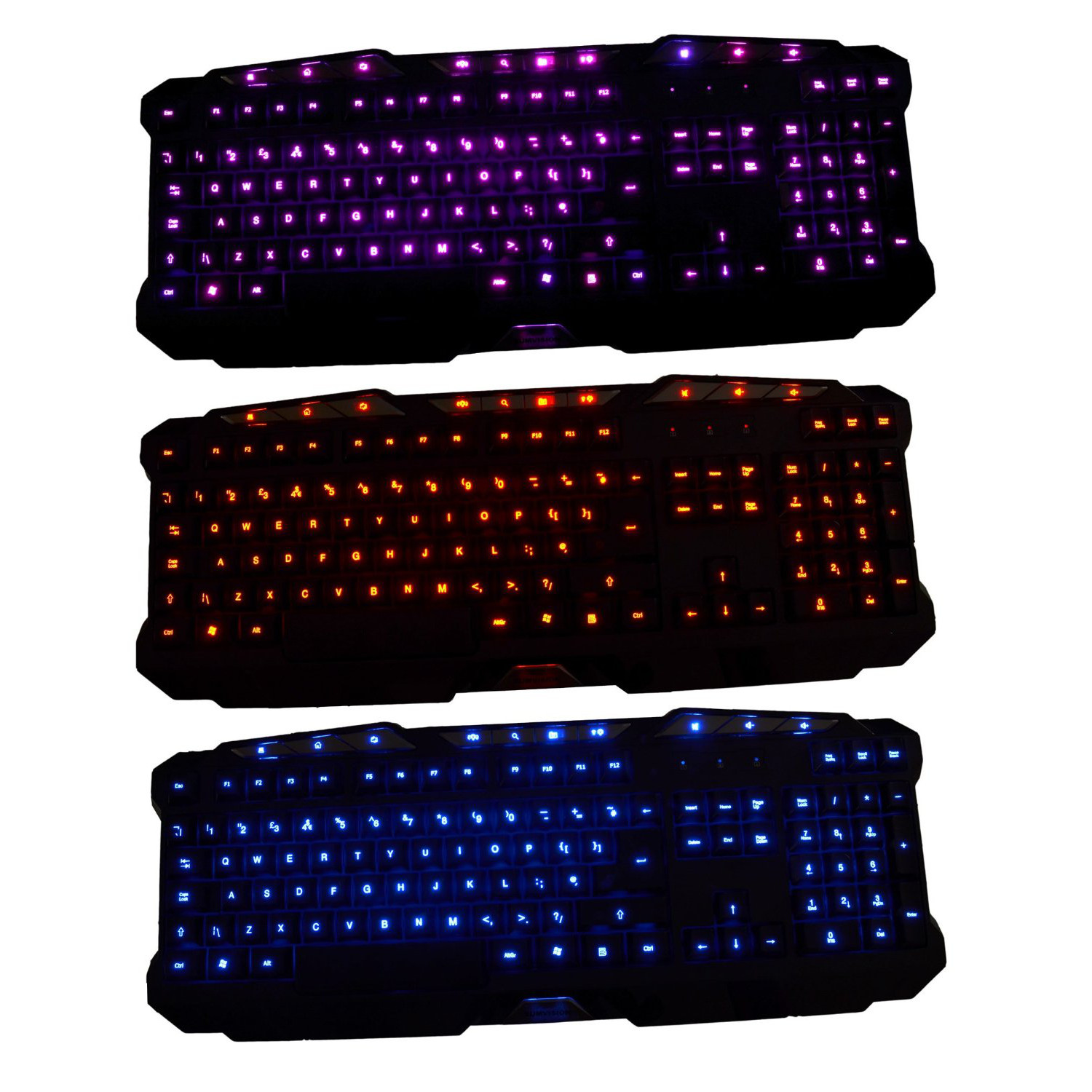 Spectrum Backlit Multi colour Keyboard Spectrum Backlit Multi colour Keyboard