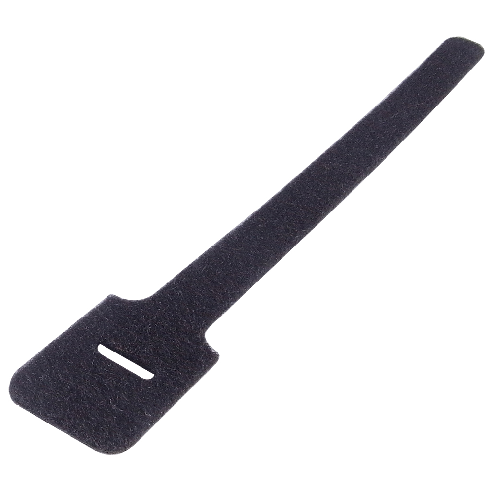 10 pack 230mmX 15mm Velcro Cable Ties Black