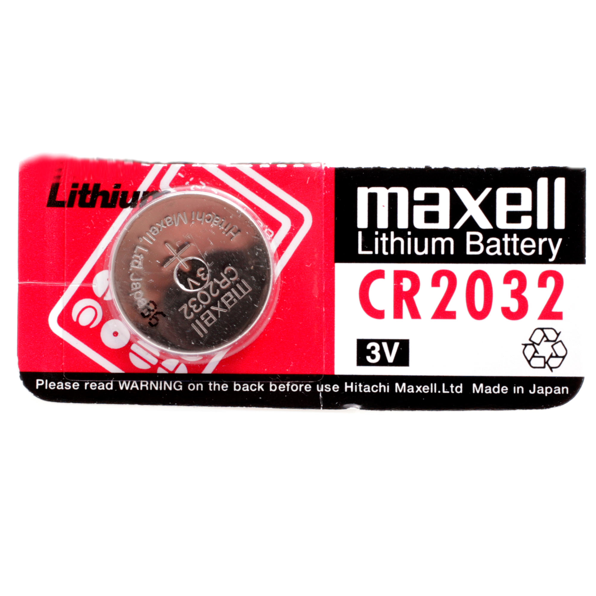 Maxell  CR2032  Lithium Battery