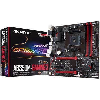 Gigabyte GA-AB350M-Gaming 3 AMD Socket AM4 Gigabyte GA-AB350M-Gaming 3 AMD Socket AM4