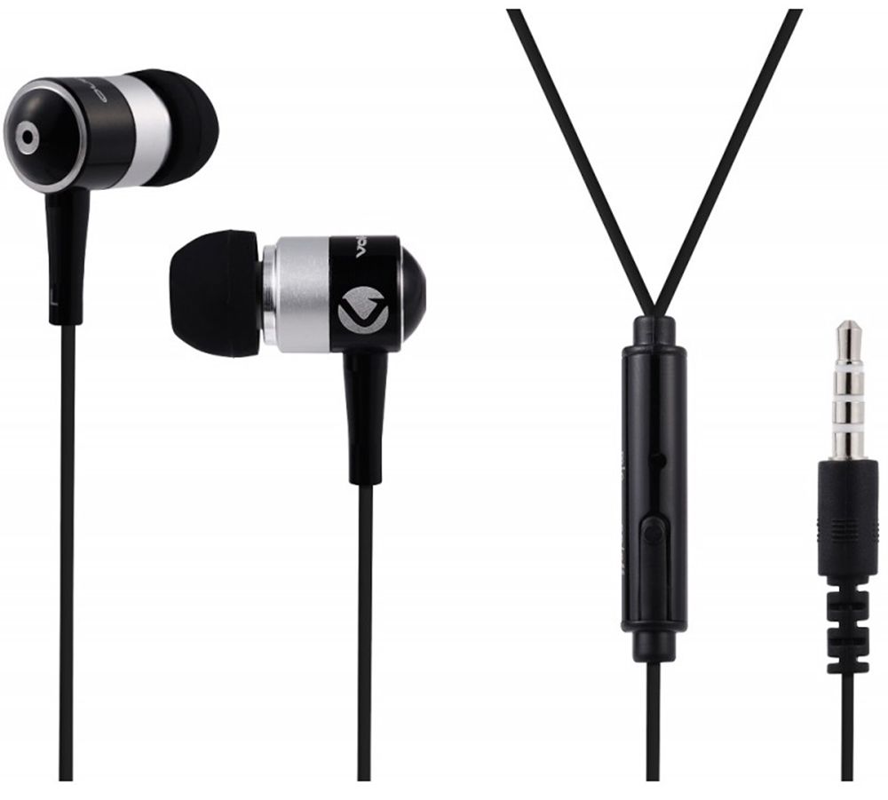 Volkano Black Stannic Series Earphones