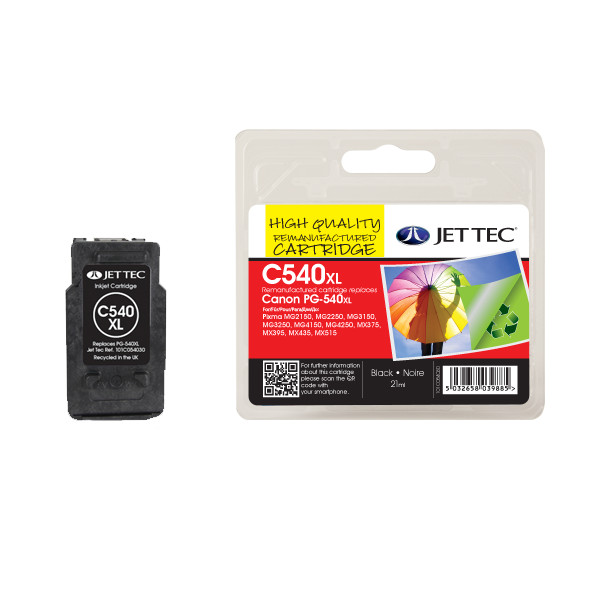 Jettec Canon C540XL Black Ink