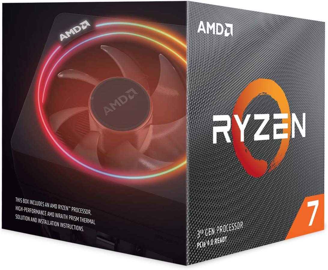 AMD Ryzen 7 3700X Processor (8C/16T, 36MB Cache, 4.4 GHz Max Boost)