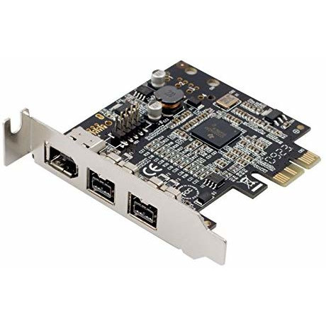 Syba Low Profile PCI-Express Firewire Card with Two 1394b Ports and One 1394a Port (2B1A), TI Chipse