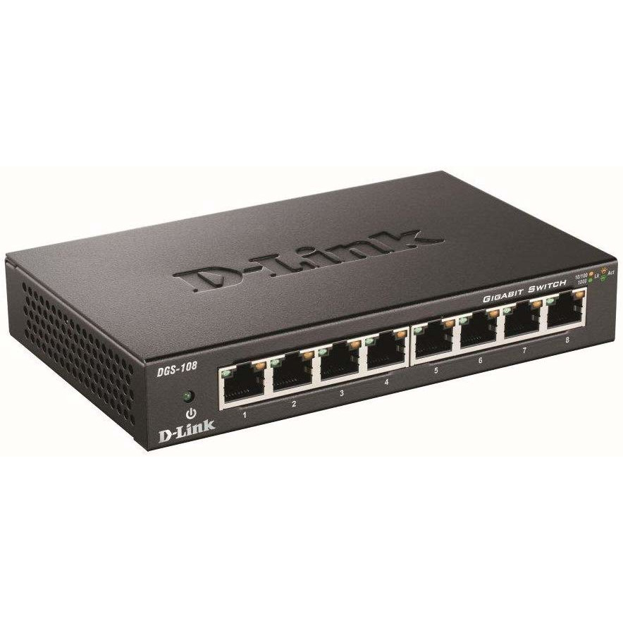 D-Link DGS-108 8 Port Gigabit