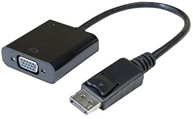 DisplayPort 1.2 to VGA Adapter Cord - Black