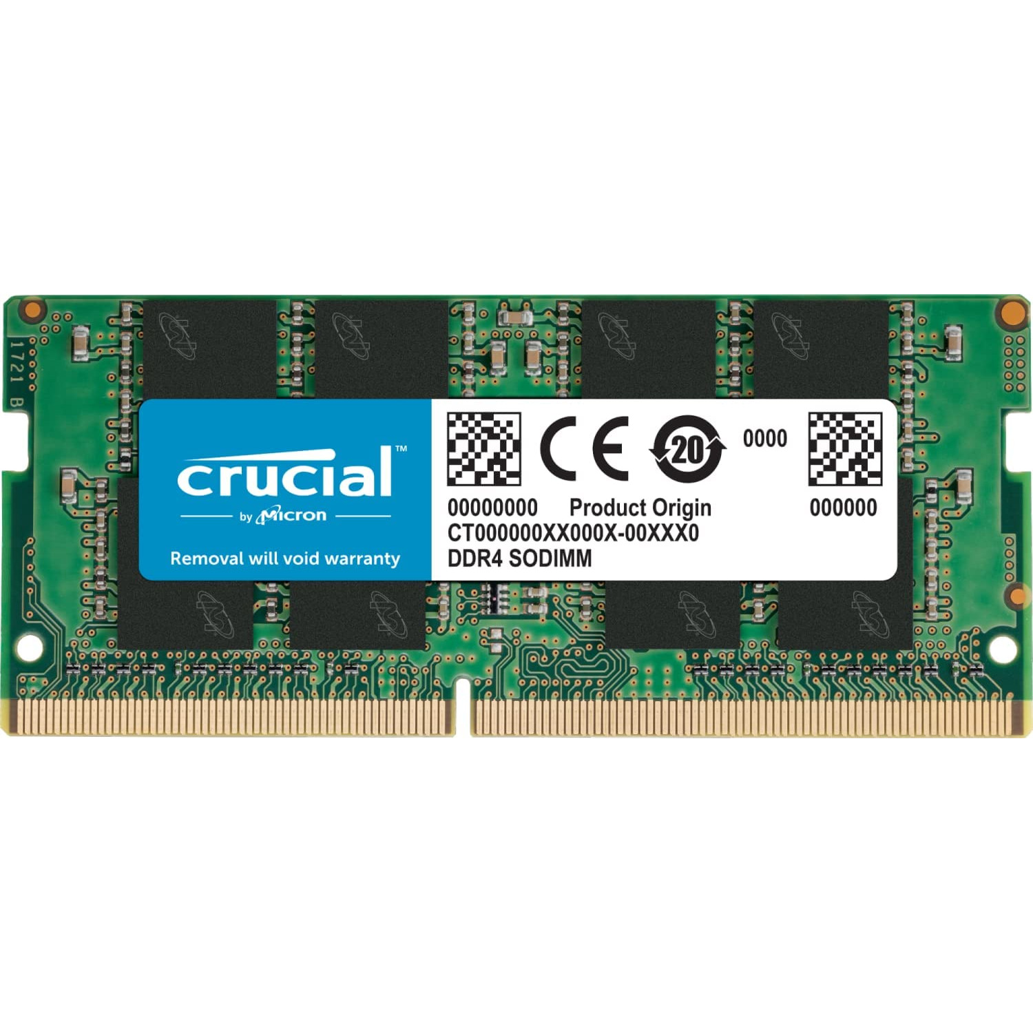 Crucial RAM 8GB DDR4 3200MHz CL22