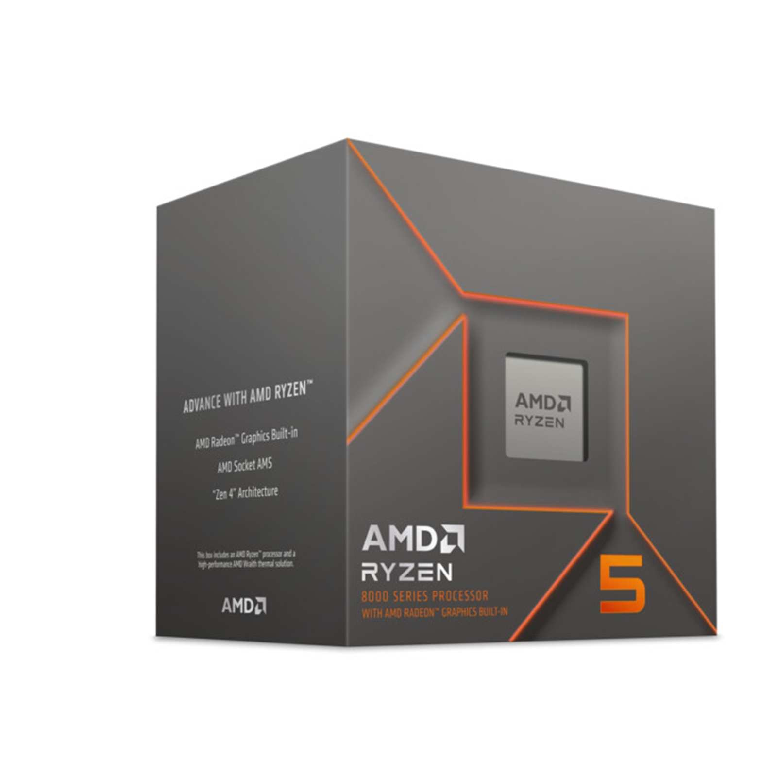 AMD Ryzen 5 8500G 3.7GHz 6 Core AM5 Processor, 12 Threads, 3.5GHz up to 5.0GHz Boost, 22MB Cache, wi